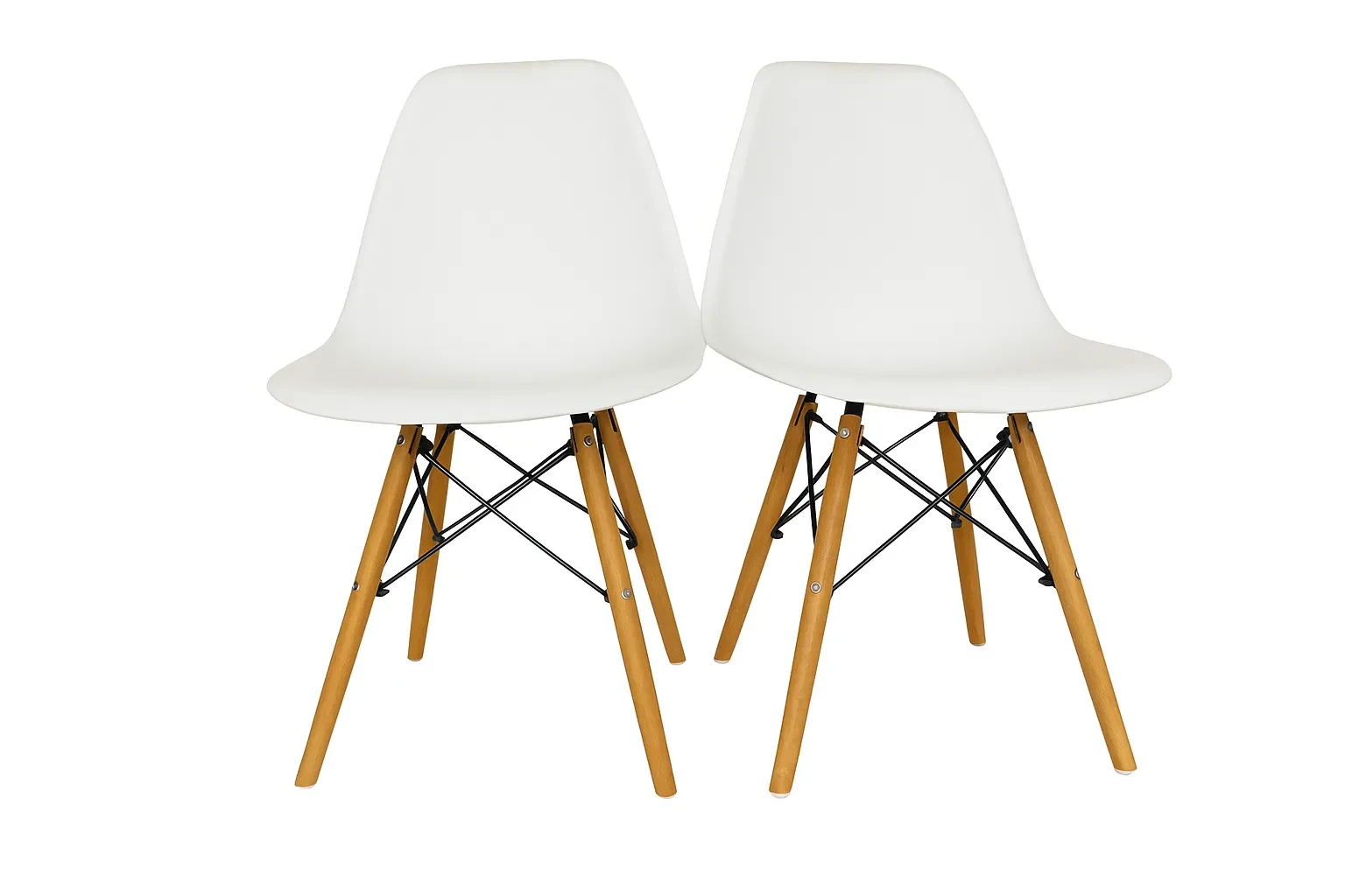 Witte eetkamer kuipstoel