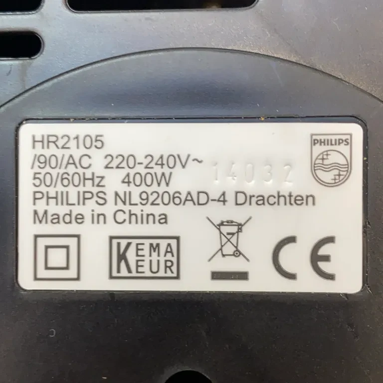 Philips Blender HR2100 zwart