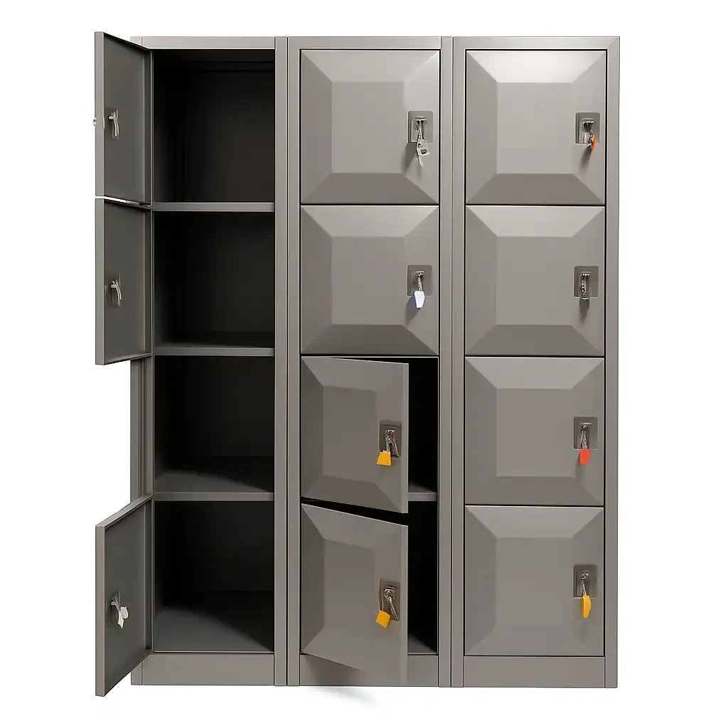Metalen kleedkamer lockers met sleutel