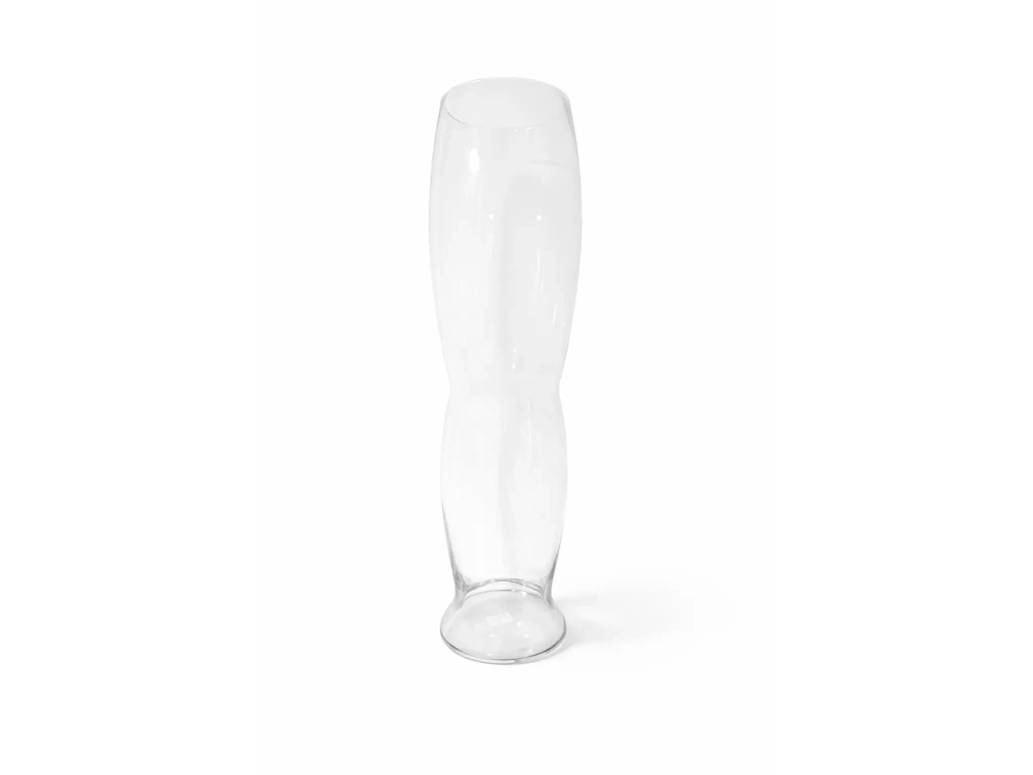 Glazen design siervaas (transparant)