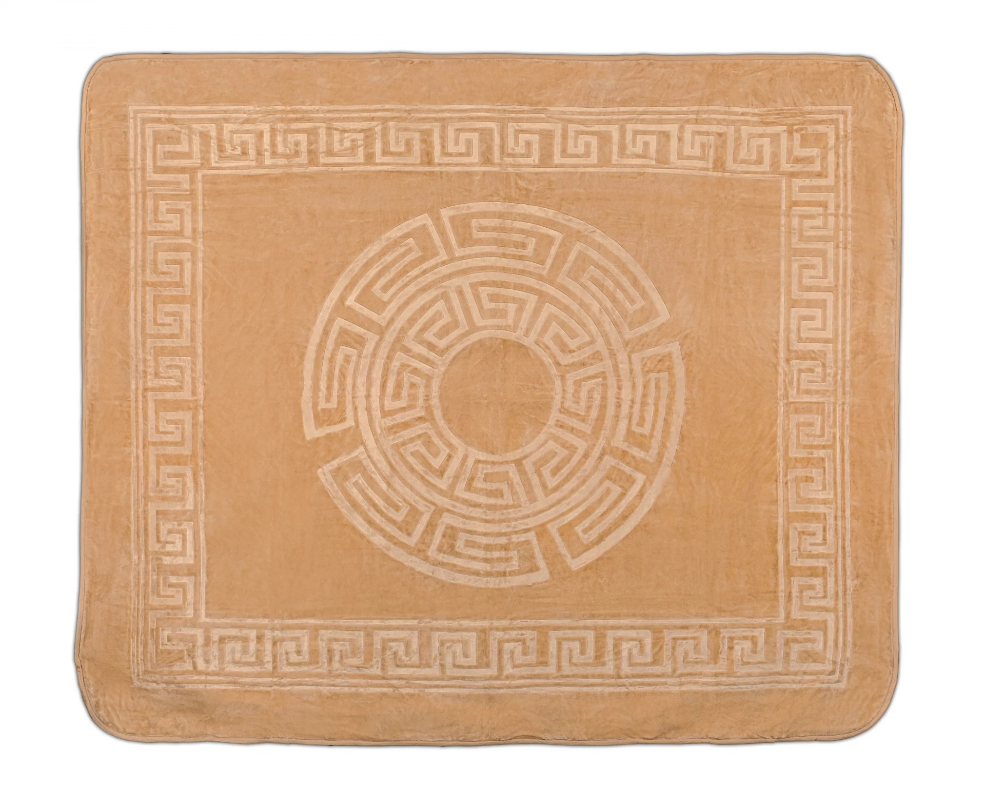 Warme fleece deken 200x240 cm – crème of antraciet