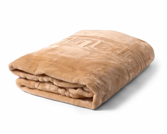 Warme fleece deken 200x240 cm – crème of antraciet