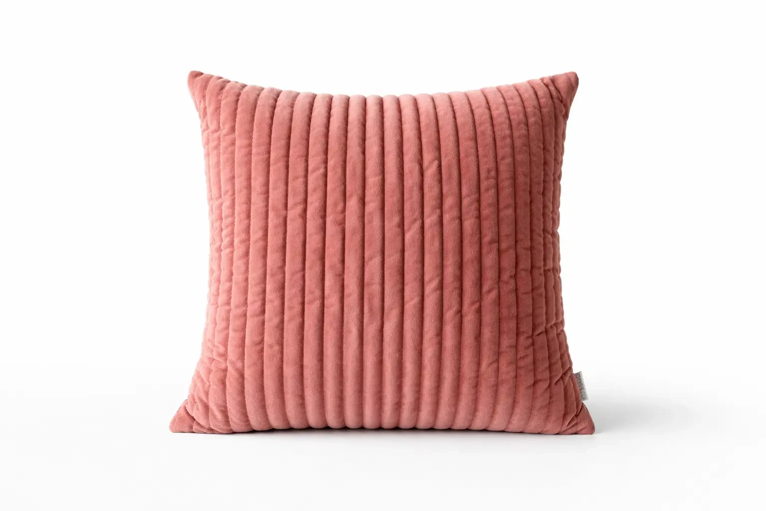 Zacht fluwelen kussen met quilted structuur (50 x 50 cm)