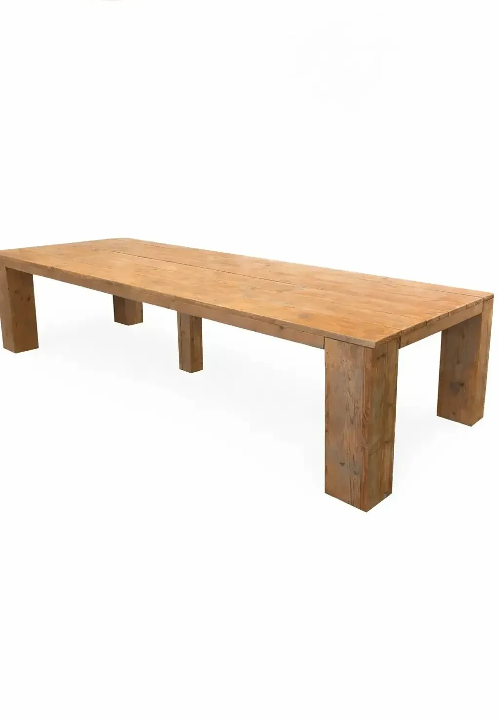 Handgemaakte steigerhouten tafel 300 cm