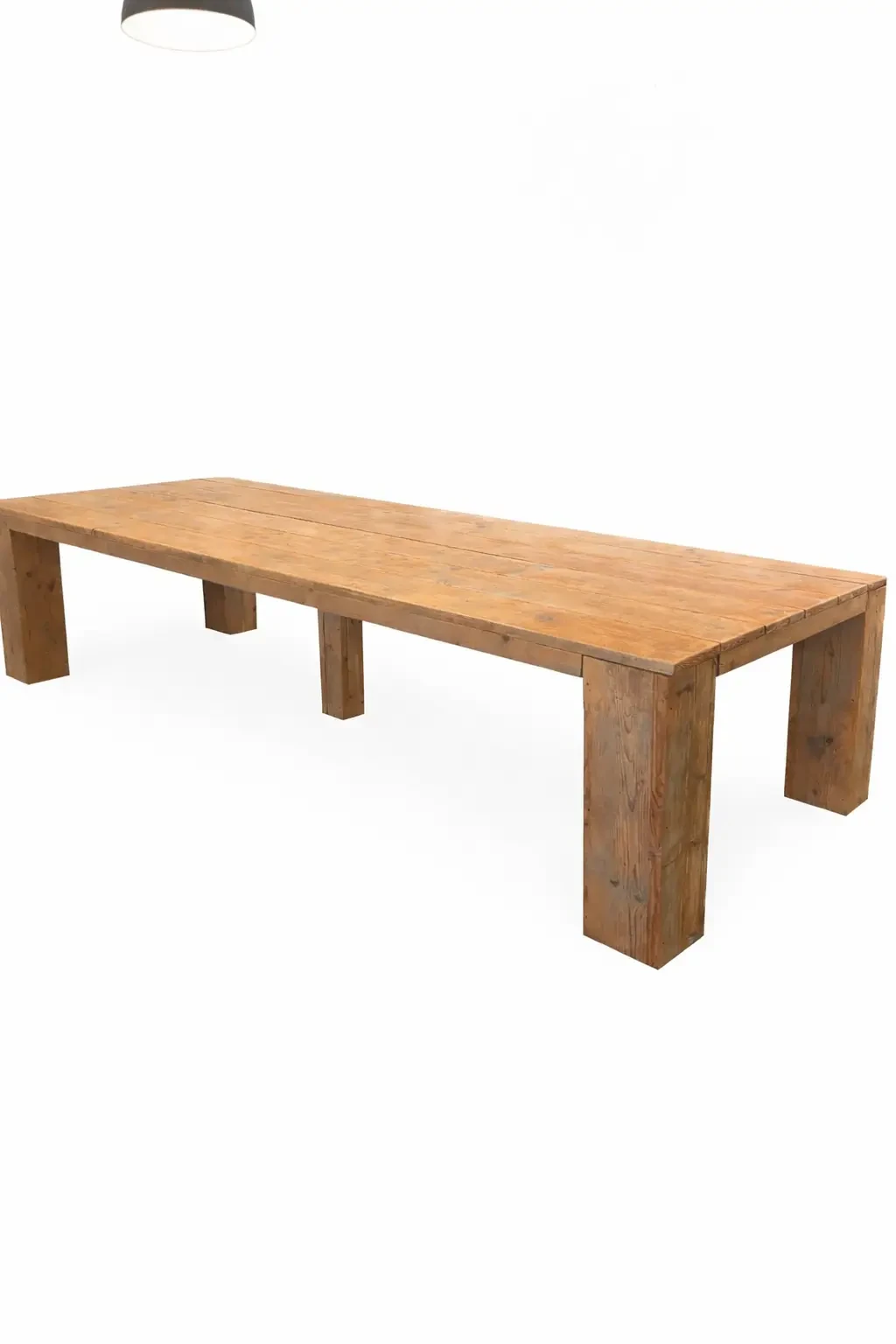 Steigerhouten tafel 300 cm voor kantoor en werkruimte