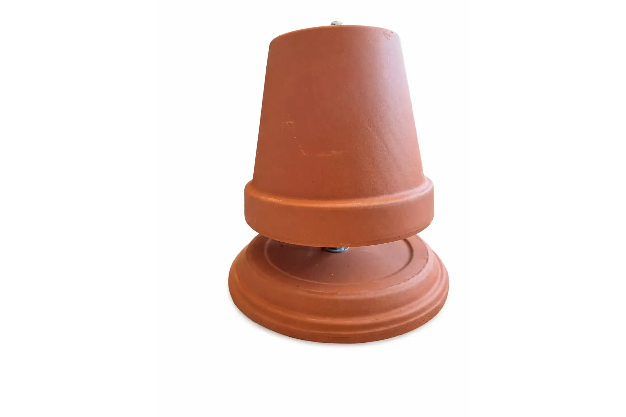 Terracotta kaarsenverwarmer