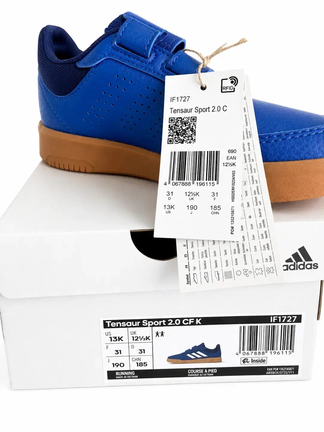 Adidas kinderschoenen (blauw) Nieuw